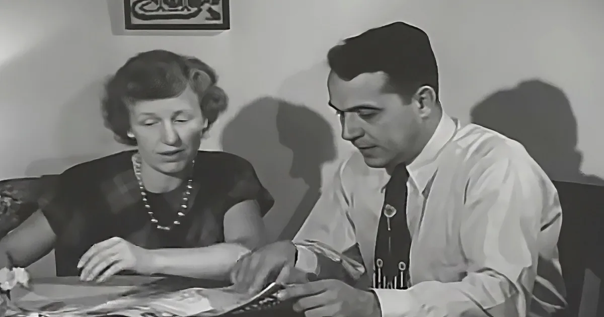 Union worker and his wife