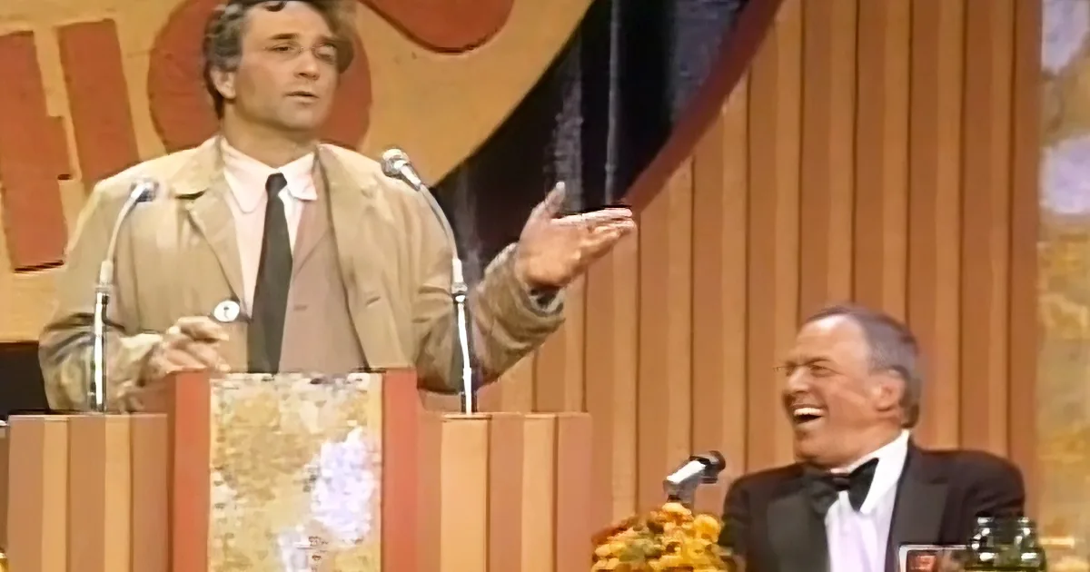 Peter Falk Hilariously Roasts Frank Sinatra as Lt. Columbo
