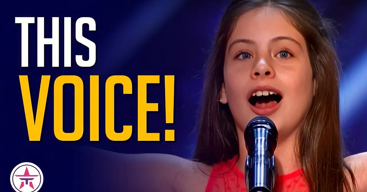 Nervous 10-Year-Old Girl Blows AGT Judges Away With Huge Voice