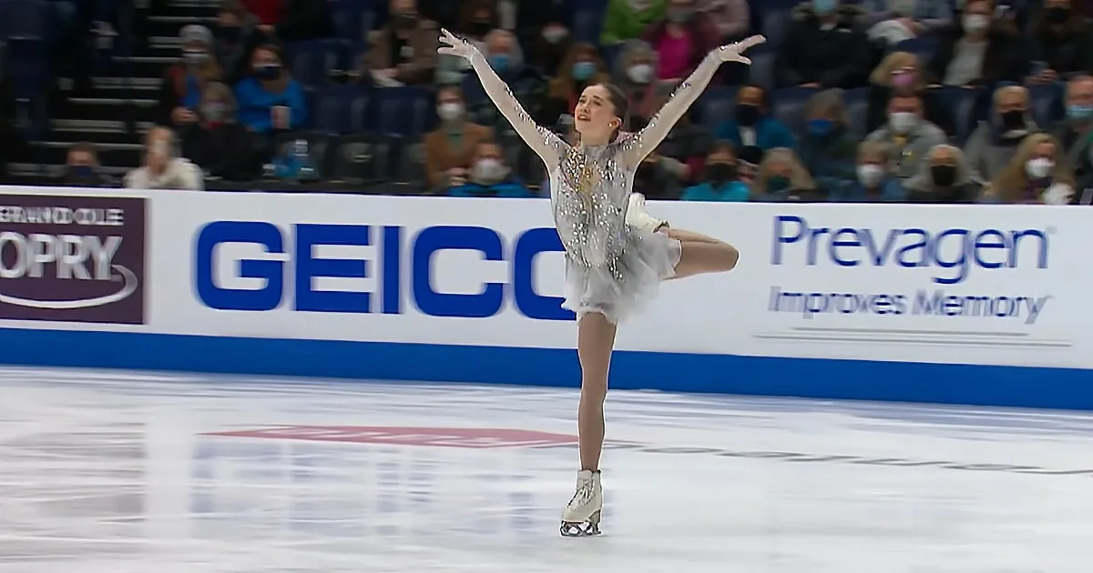 14-Year-Old Figure Skater Performs Mindblowing Routine at U.S. Championship