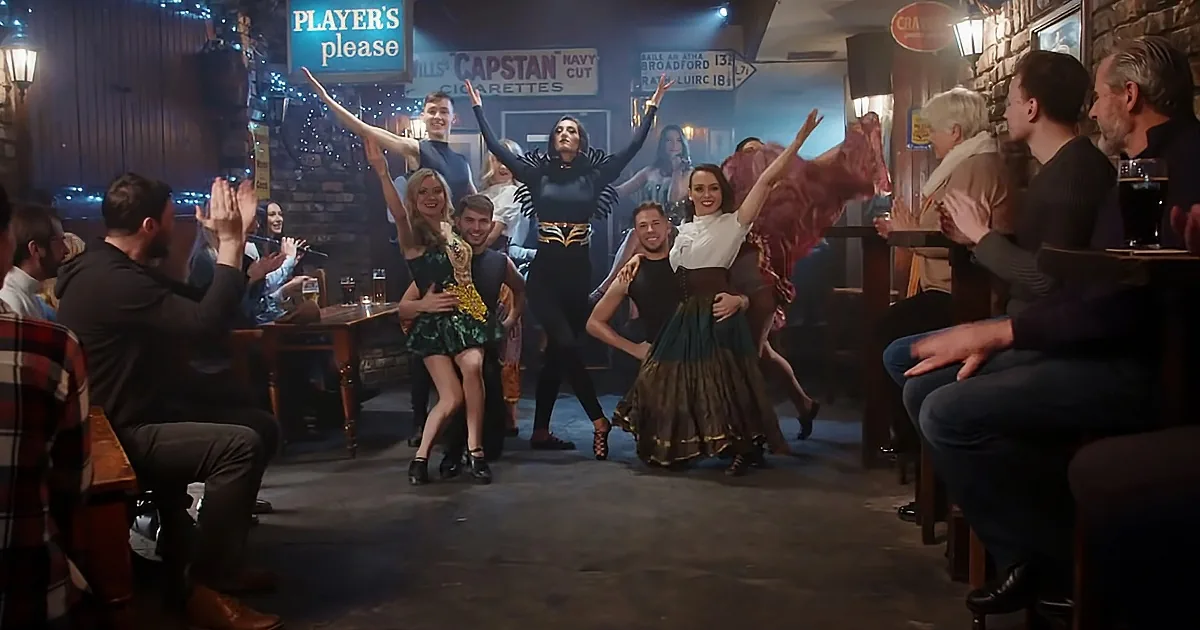 Irish Step Dancers Steal the Show at Authentic Irish Pub