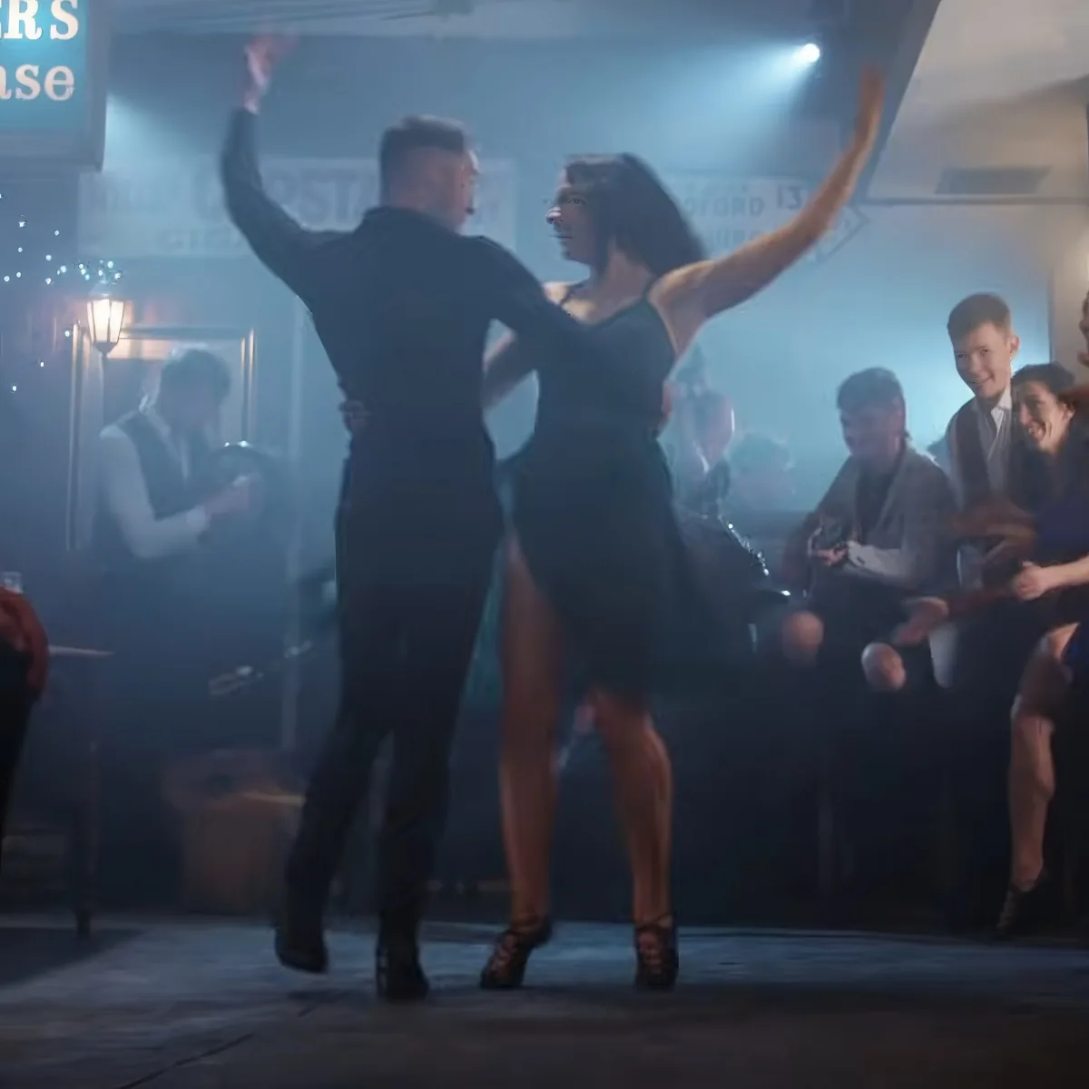 Irish step dancers