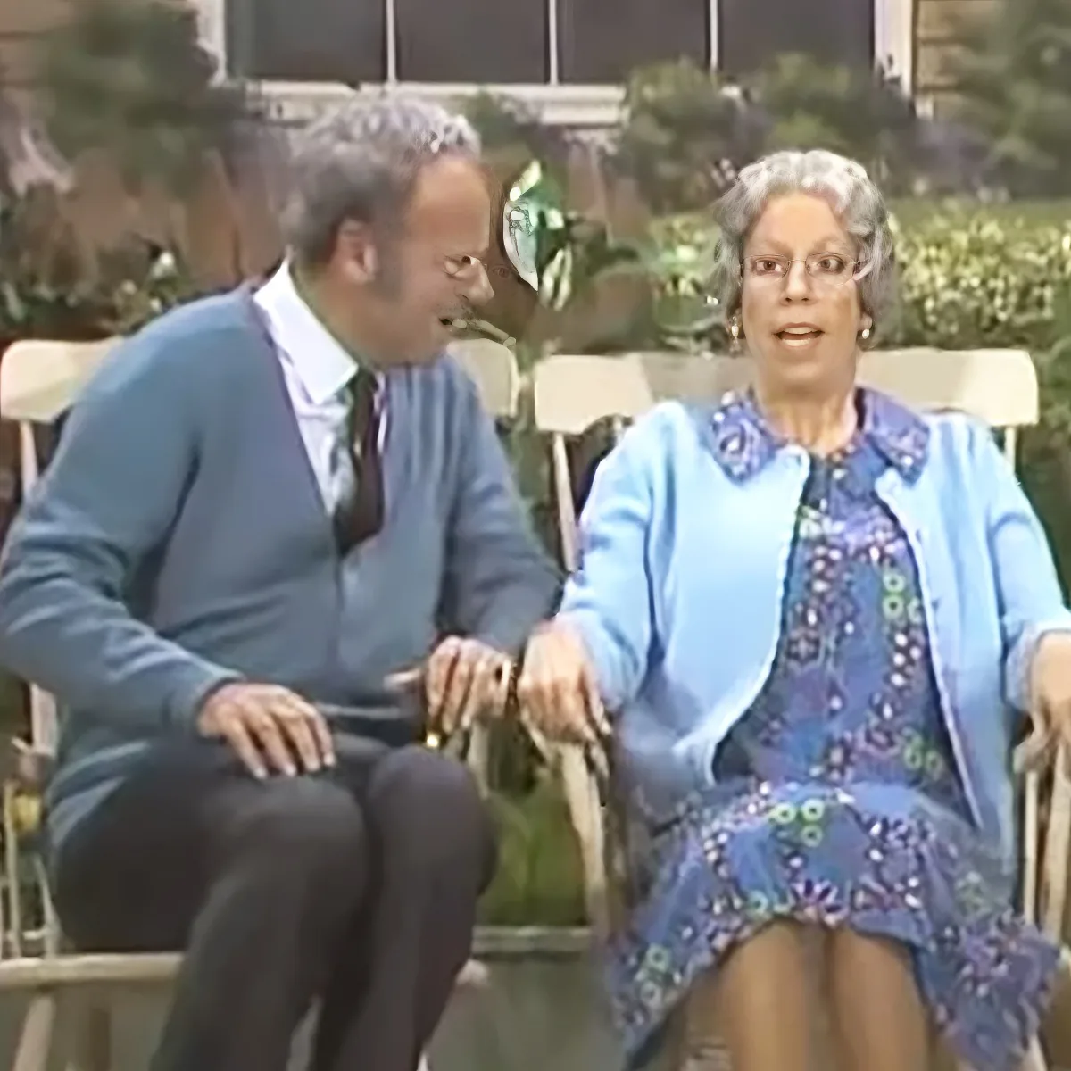 Carol Burnett and Harvey Korman