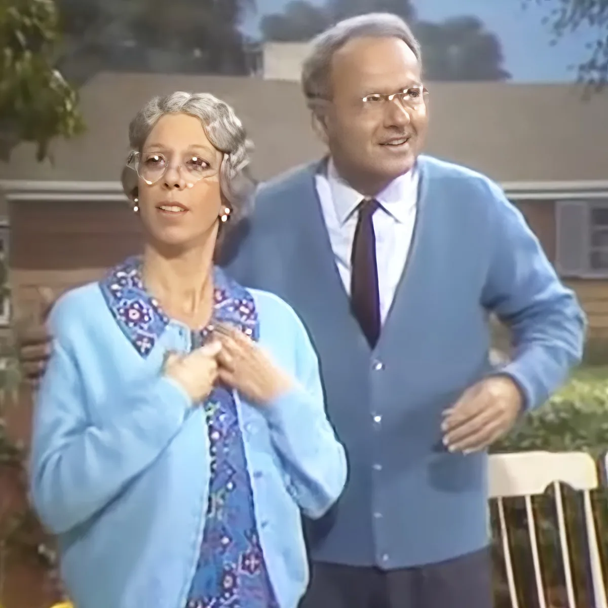 Carol Burnett and Harvey Korman