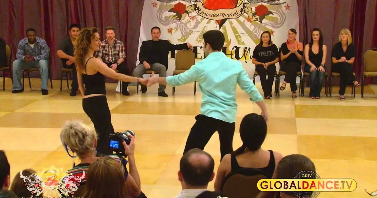Couple Displays Phenomenal Improvised Dancing Skills at Swing Dance Competition