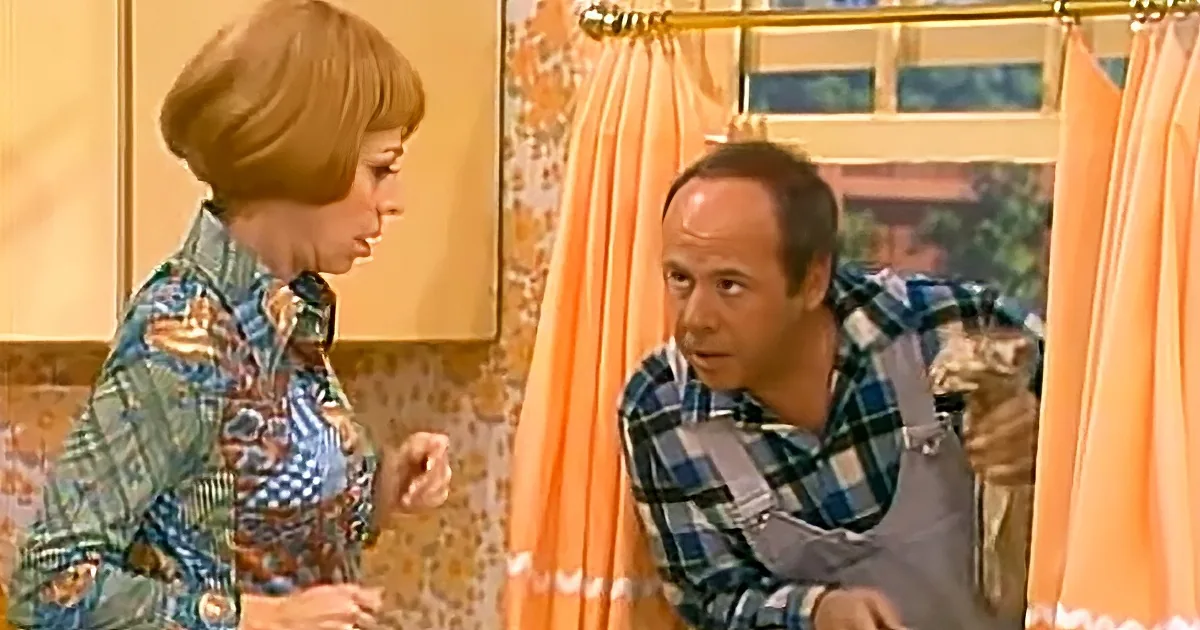 Carol Burnett and Tim Conway