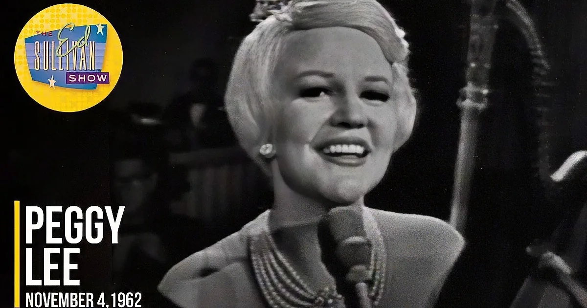 Peggy Lee Sings ''It Might as Well Be Spring'' on ''The Ed Sullivan Show''