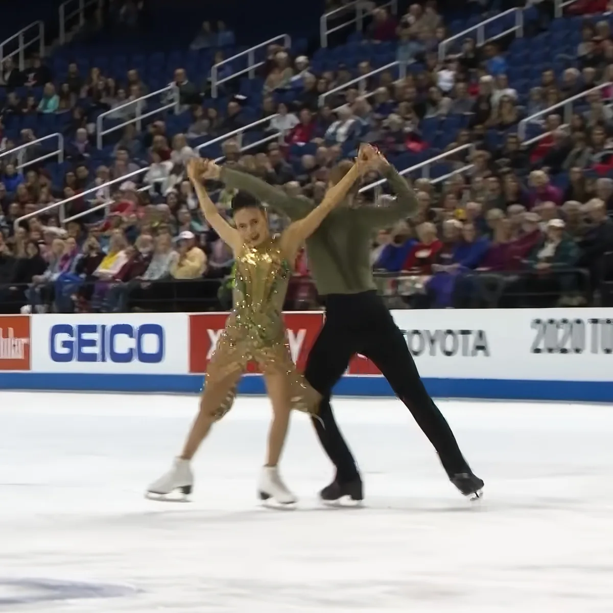 Figure skating couple