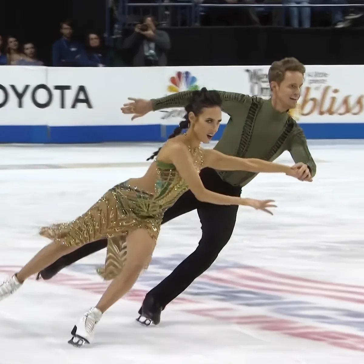 Figure skating couple