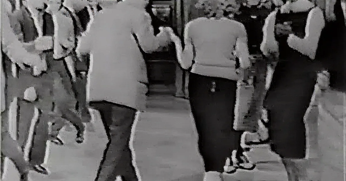 American Bandstand Teens Try to Do the Stroll