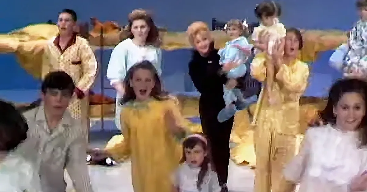 Lucille Ball and eighteen kids