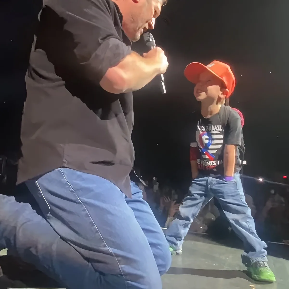 Blake Shelton and Wyatt McKee