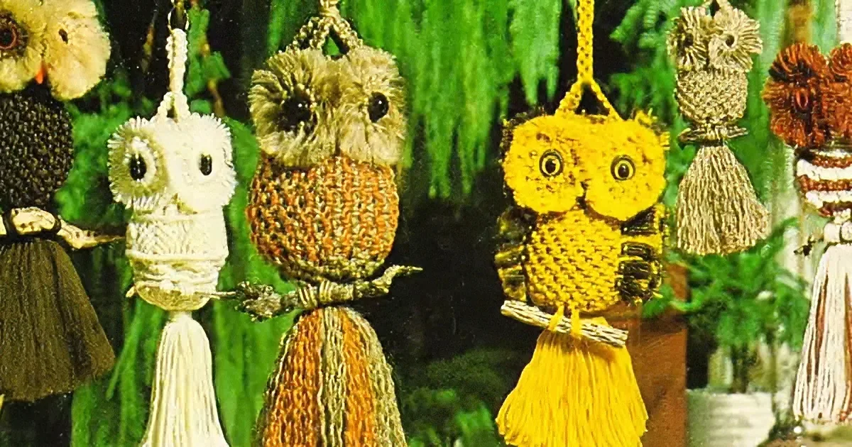 Classic Macrame owl