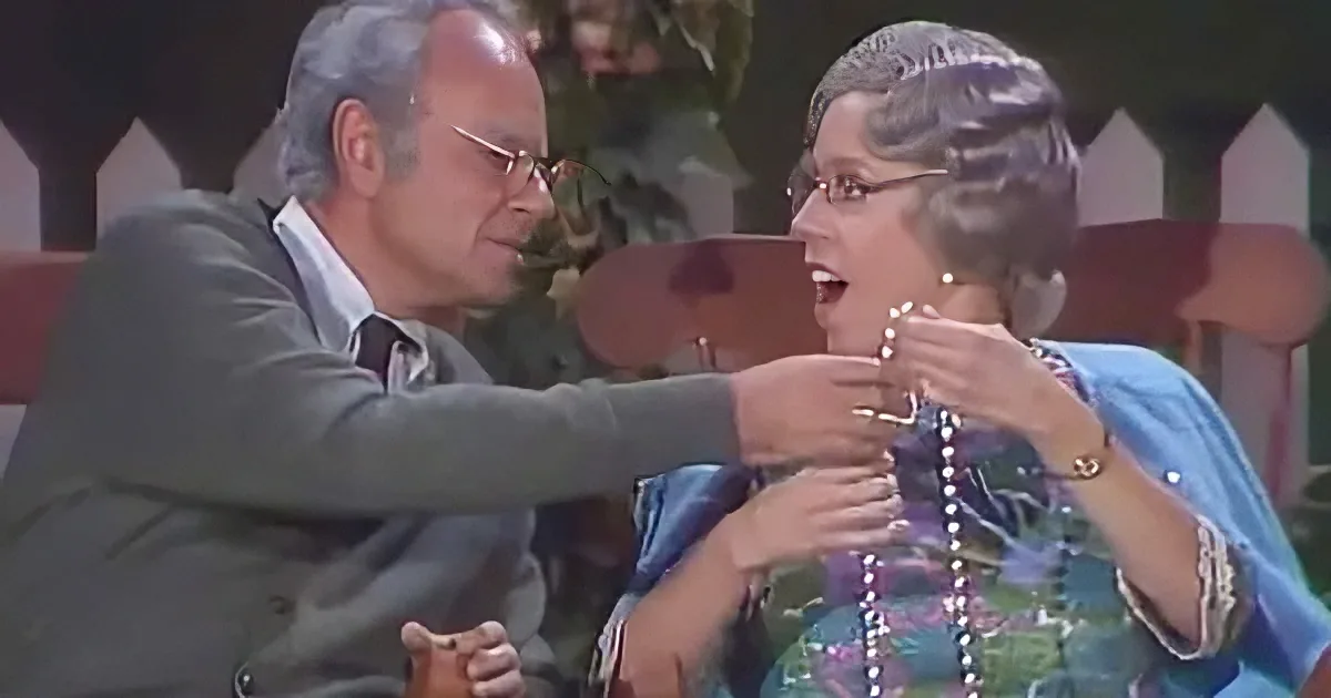 Carol Burnett and Harvey Korman