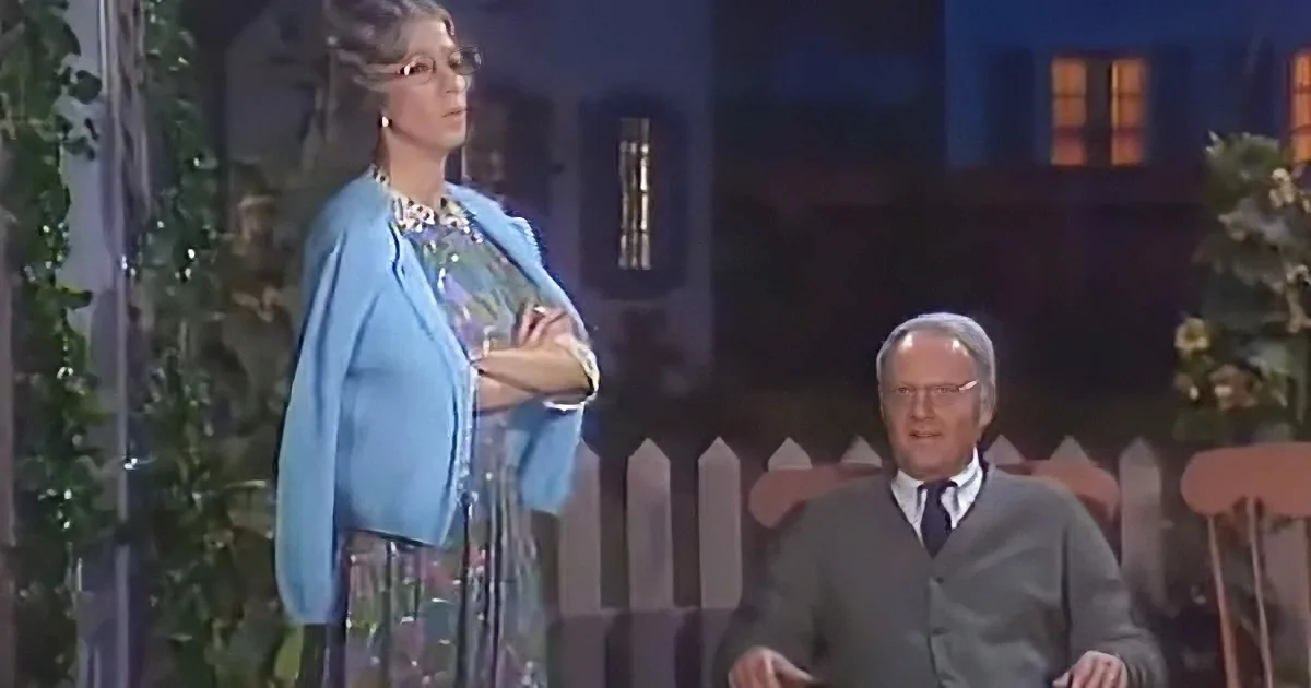 Carol Burnett and Harvey Korman