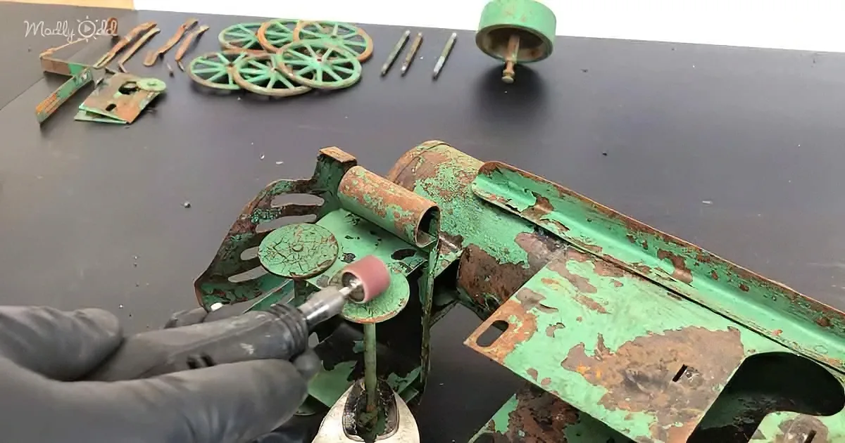 Antique toy train