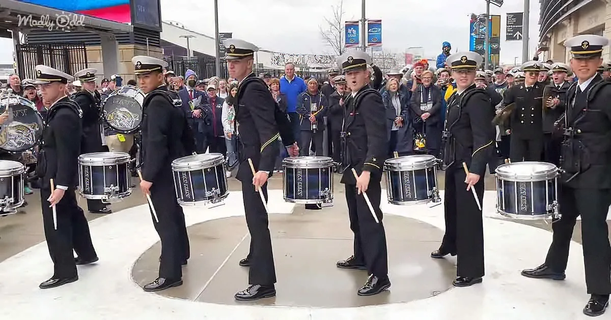 Army and Navy Go Head-to-Head in Drumline Battle