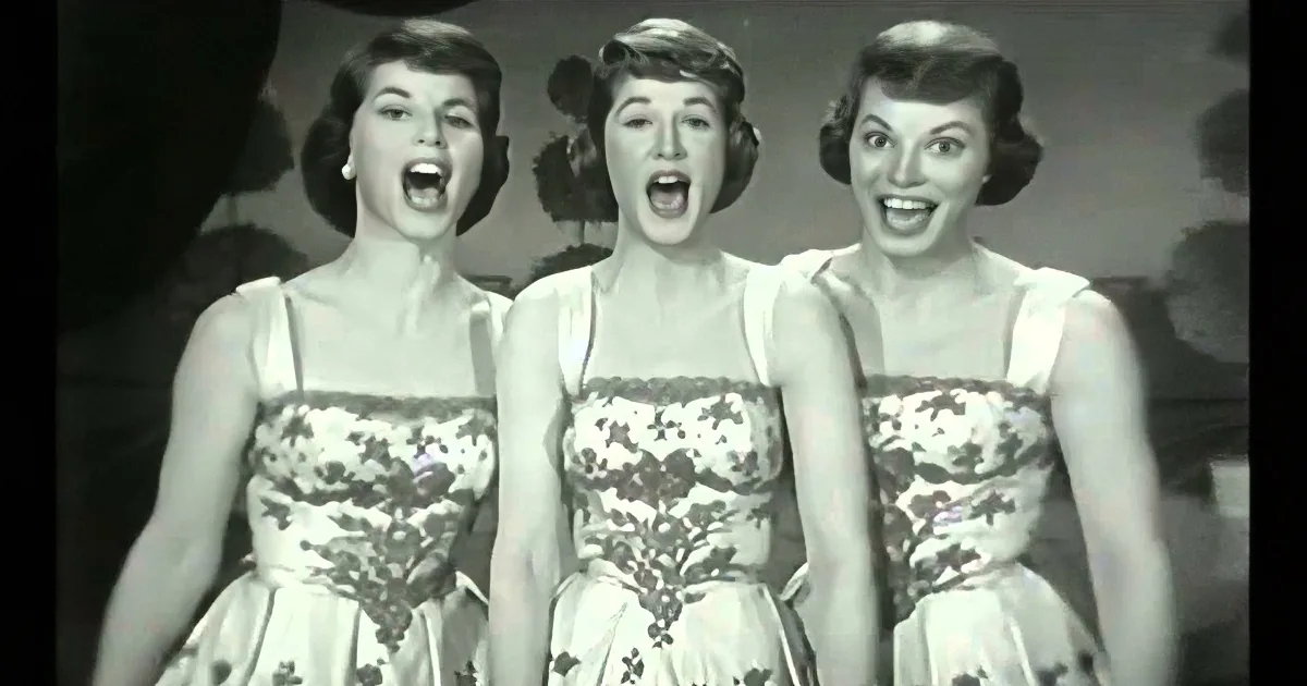 Number 1 Hit 'Sugartime' Performed by the McGuire Sisters