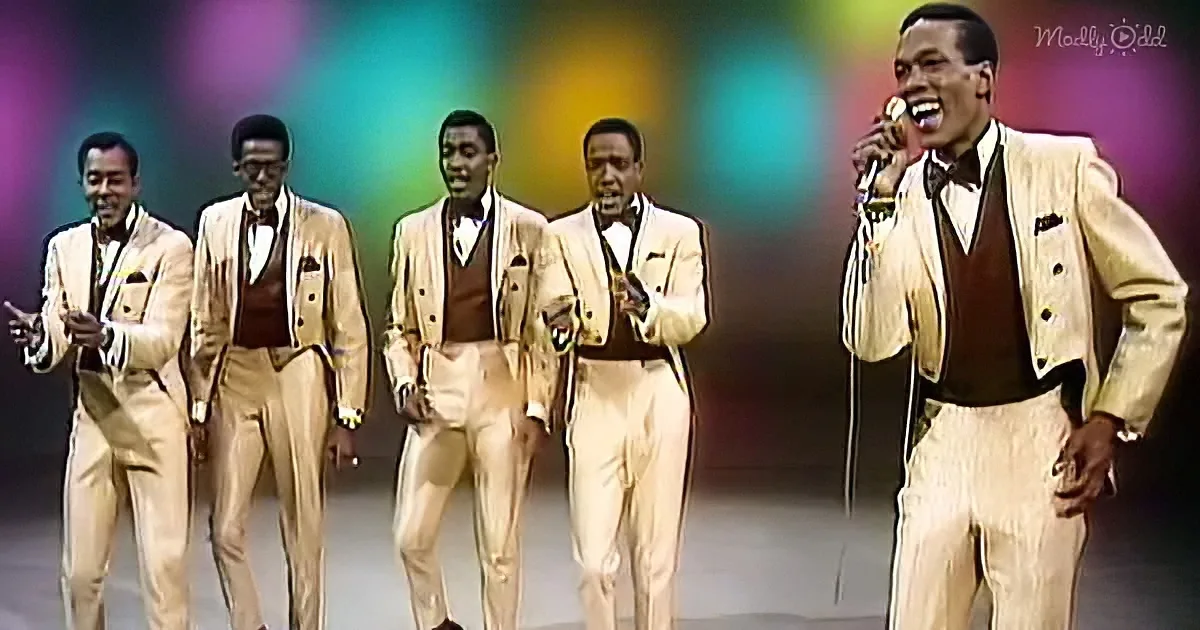 ‘The Temptations’ performing on ‘ The Ed Sullivan Show’