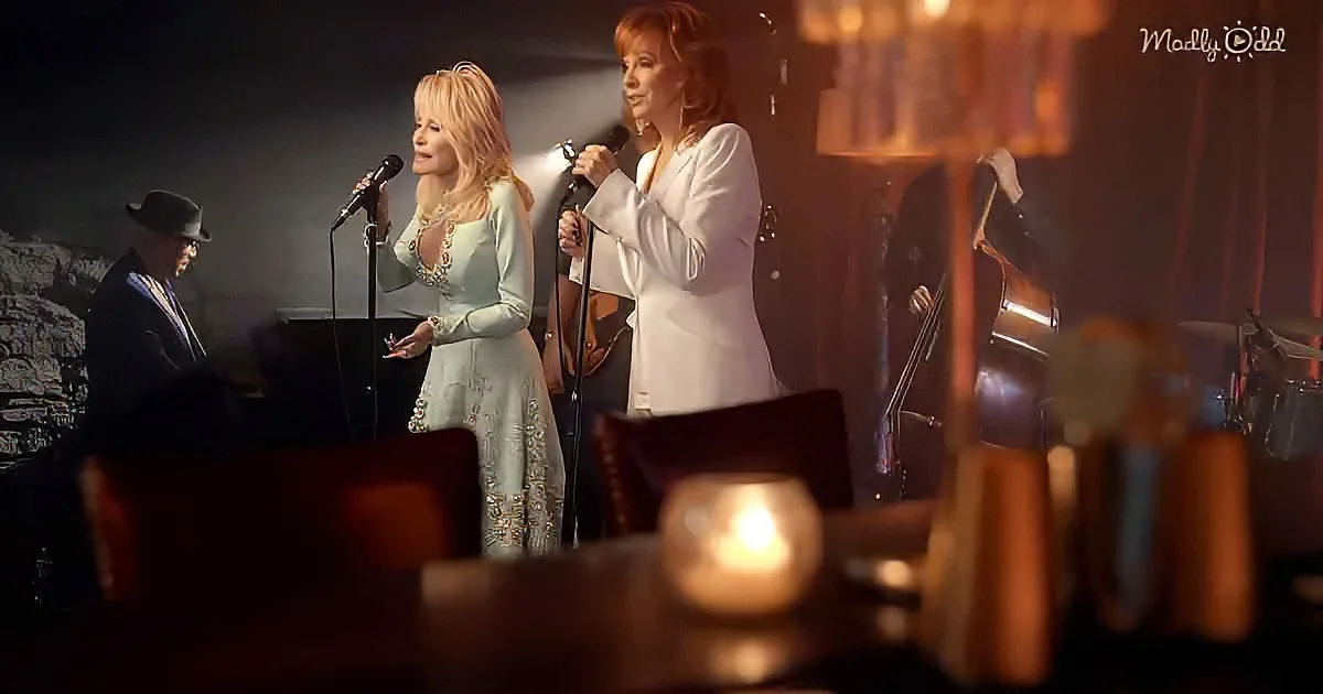 Dolly Parton & Reba McEntire Rock Love Triangle Ballad, 'Does He Love You?'