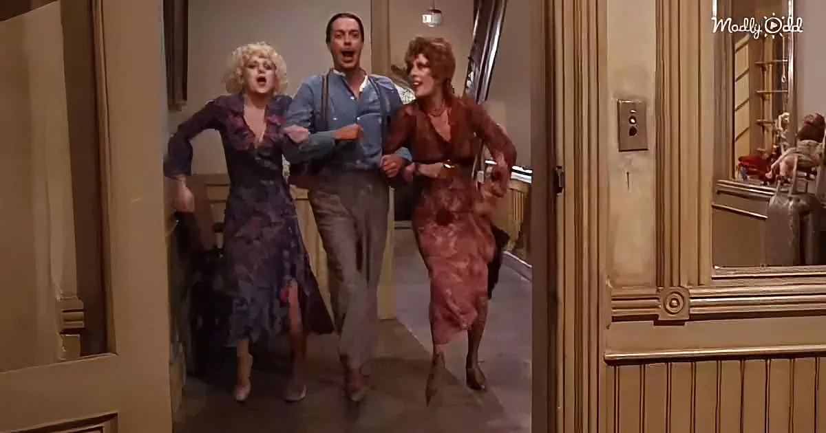 Carol Burnett, Tim Curry, and Bernadette Peters