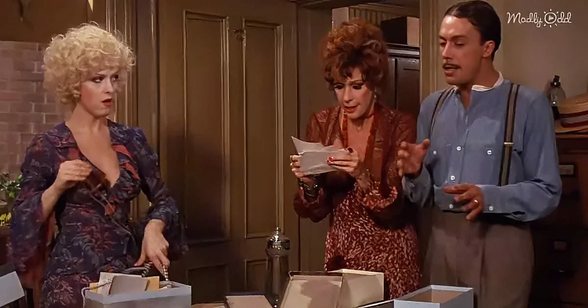 Carol Burnett, Tim Curry, and Bernadette Peters