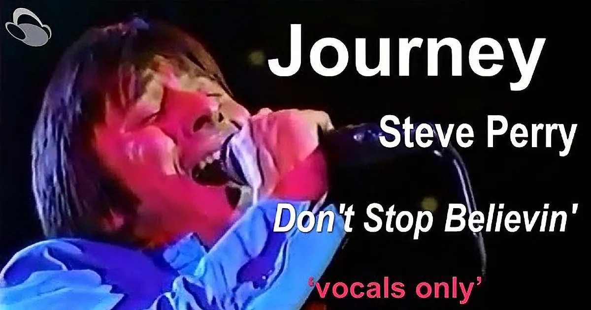 'Don't Stop Believin' Isolated Vocals Show off Steve Perry's Incredibly Gifted Voice