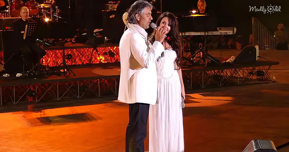 Andrea Bocelli and Sarah Brightman