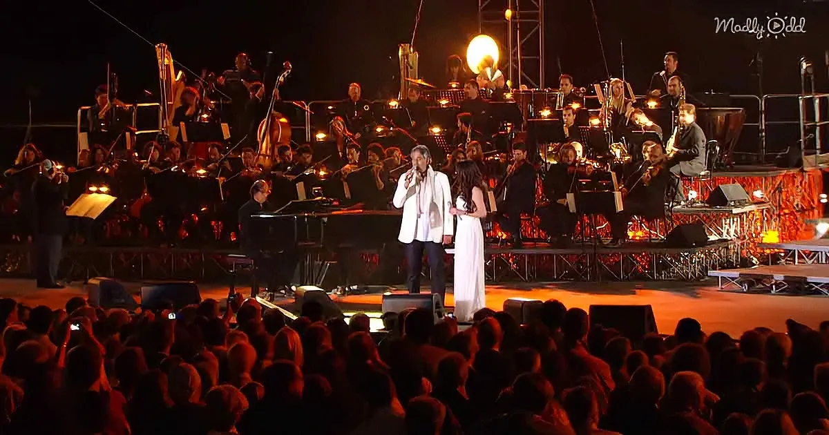 Andrea Bocelli and Sarah Brightman