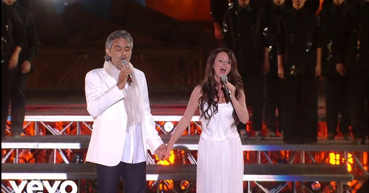 All-Time Best-Selling Single Performed Live by Bocelli and Brightman
