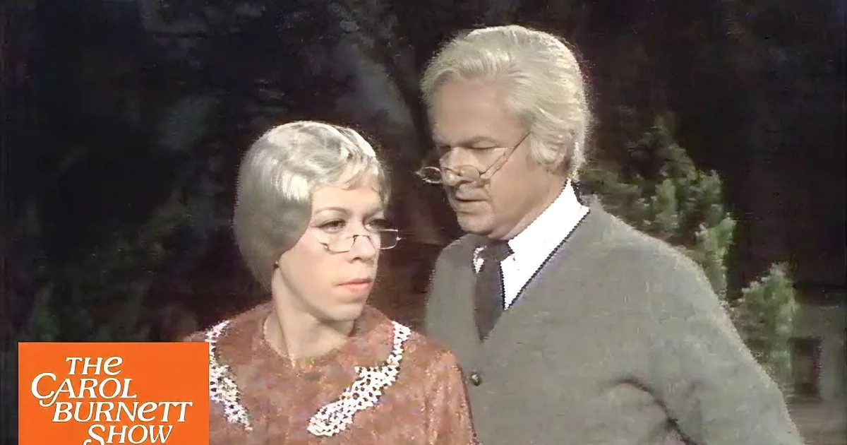 Carol Burnett and Harvey Korman Crack up Audience as 'Old Folks'