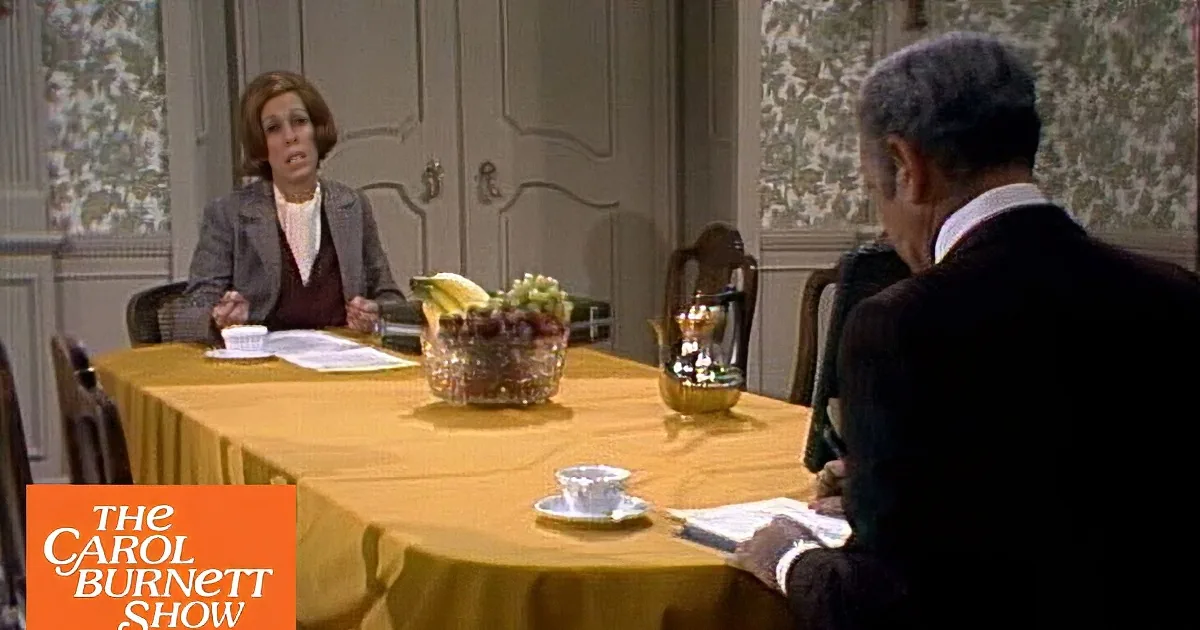 Harvey Korman and Carol Burnett Crack up Cast and Crew in Hilarious Skit
