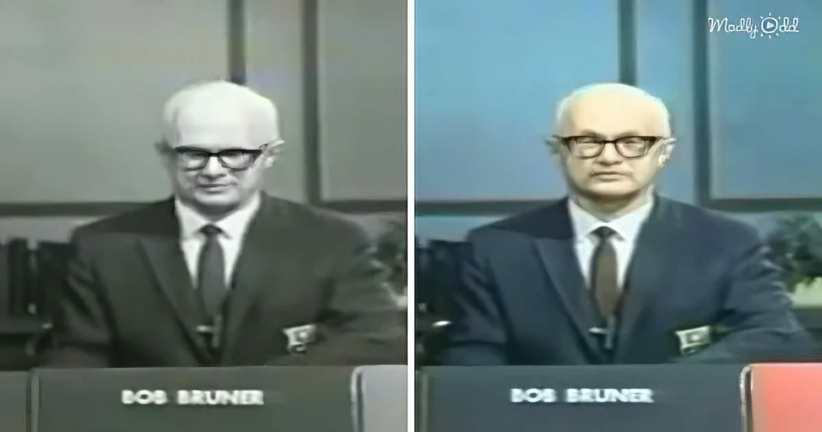 Epic Night in 1967 When Local News Switches From Black and White to Color in mid-Broadcast