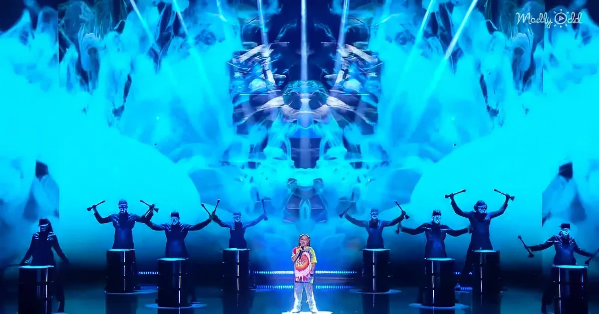 Immi Davis performing on BGT