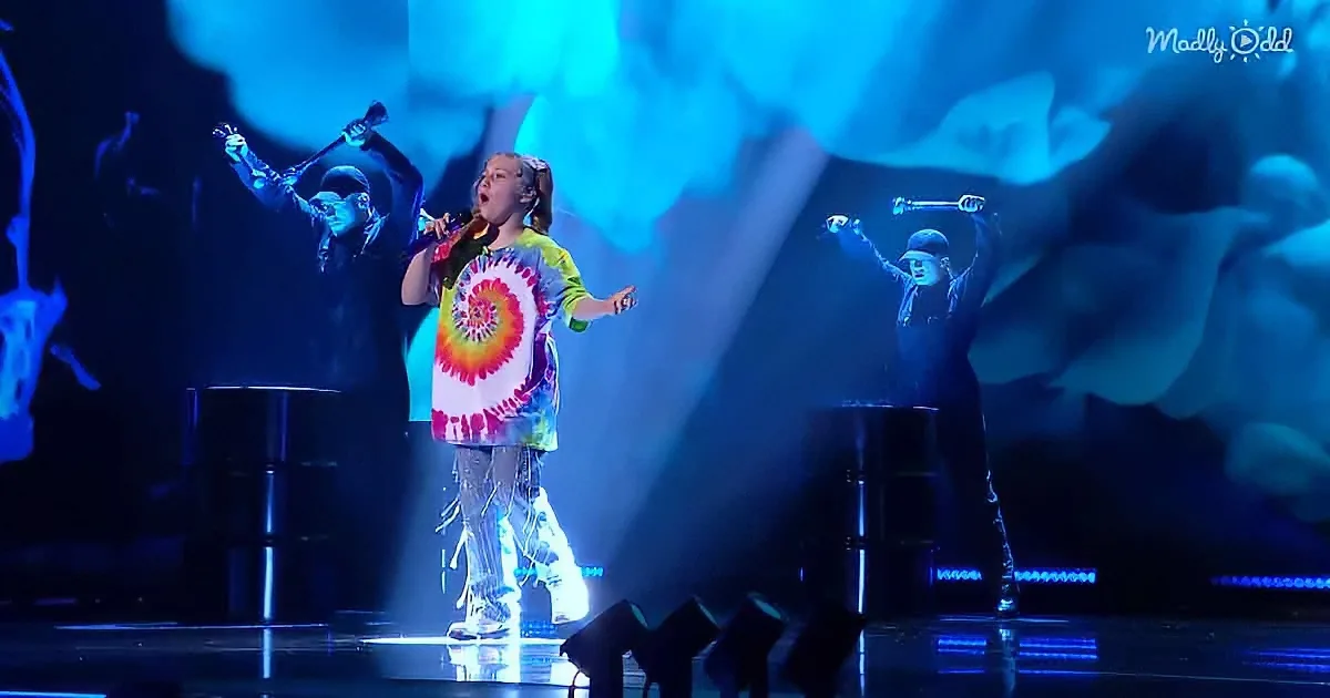 Immi Davis performing on BGT