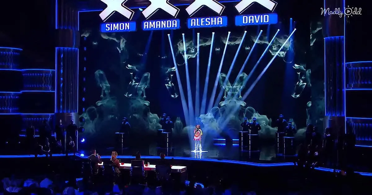 Immi Davis performing on BGT