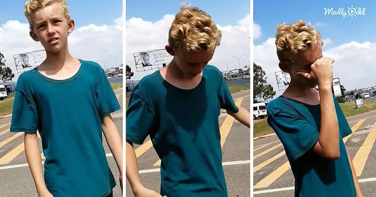 A Polite Boy Walking Without Shoes Breaks Internet Hearts