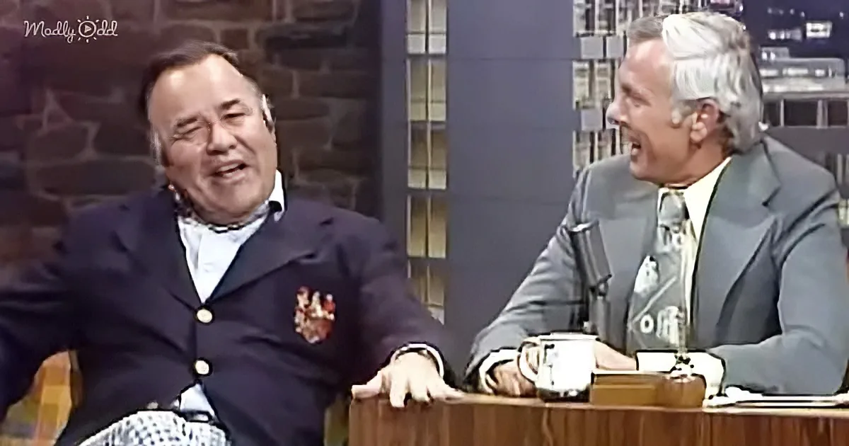 The Audience Is Laughing in Tears as Jonathan Winters and Johnny Carson Improv
