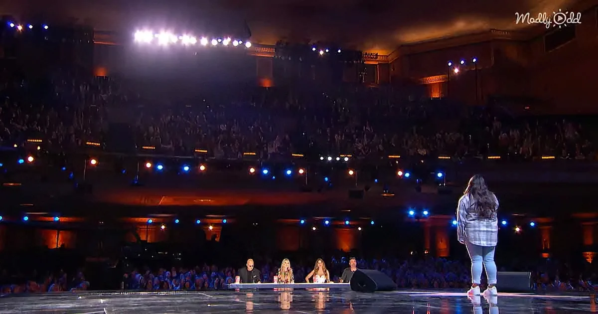 Kristen Cruz performing on AGT