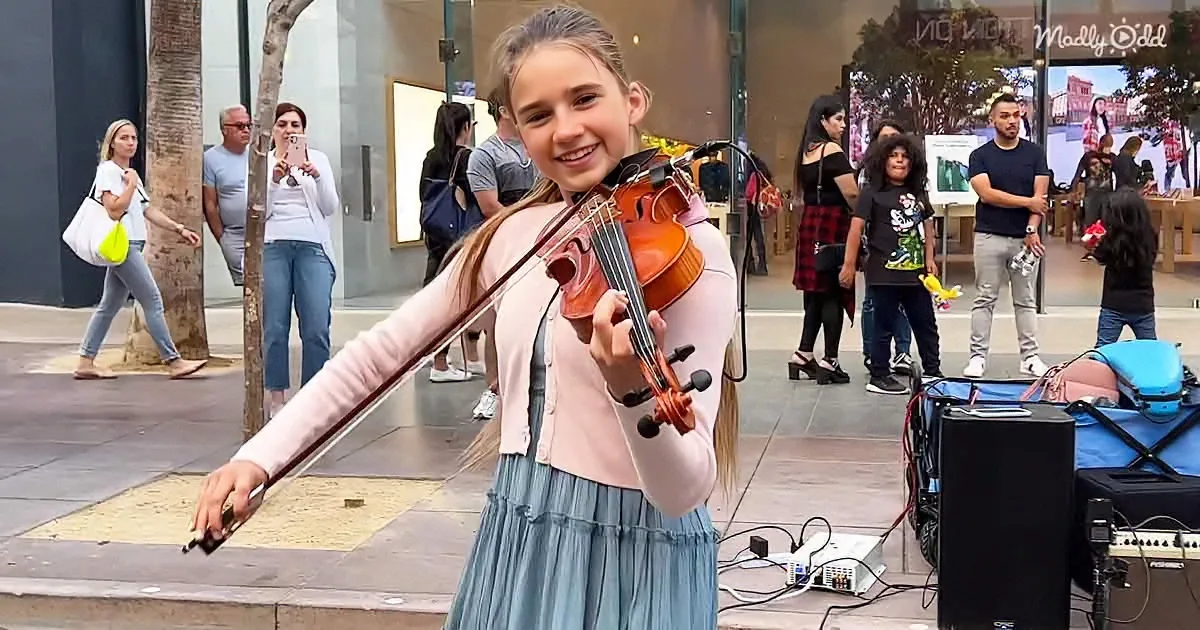 Teenage Violinist From Ukraine Covers 'Hero' by Mariah Carey