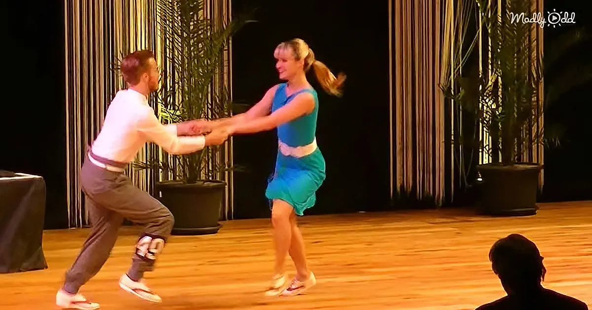 Couple's Boogie Woogie dance performance