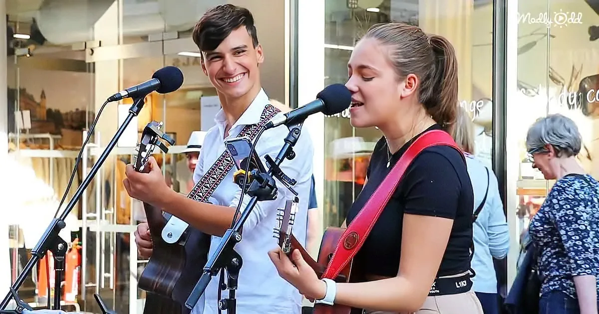 When She Belts out 'Unchained Melody,' the Look on His Face Is Priceless