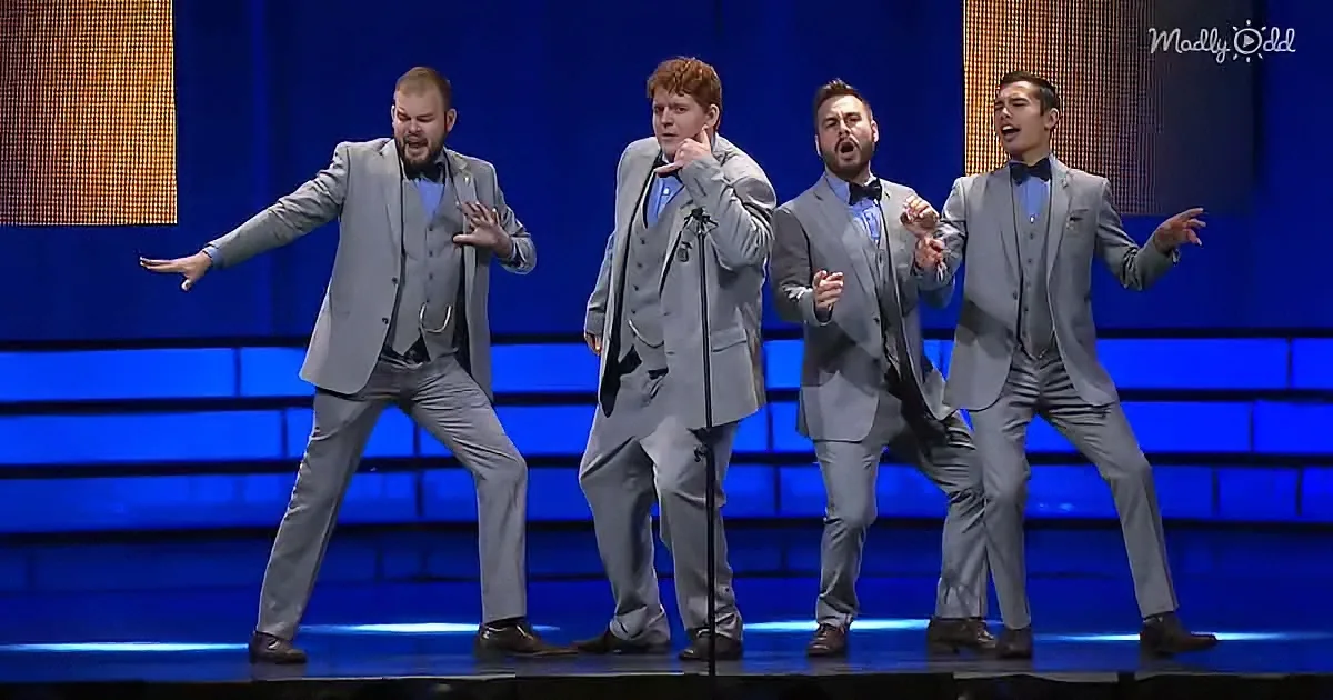 4 Young Guys Shake-up Barbershop Quartet Competition to the Core