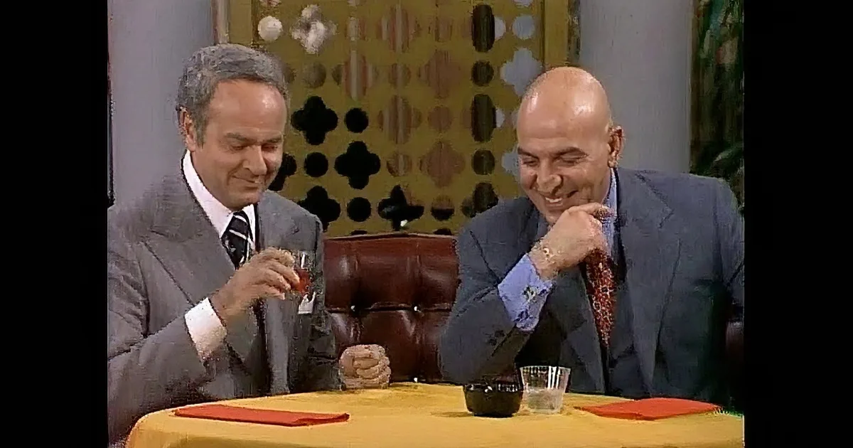 Harvey Korman Breaks Character as He Bursts Into Laughter During Telly Savalas Skit
