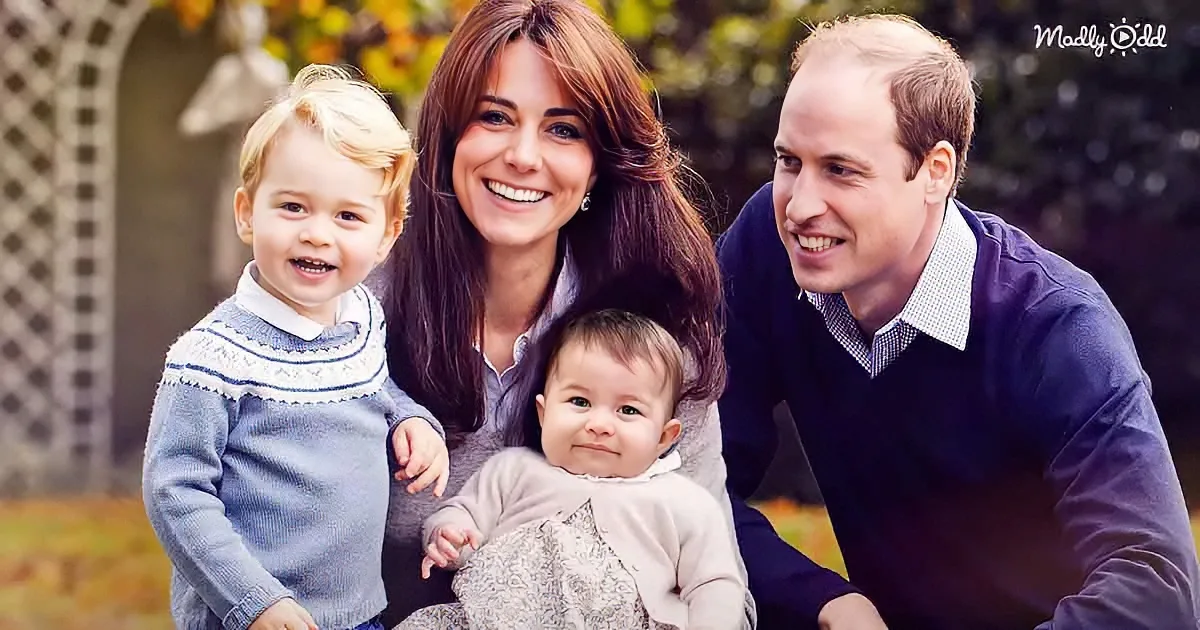 Prince William, Kate Middleton, Prince George, and Princess Charlotte