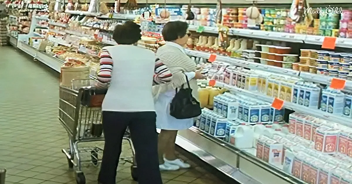 Supermarket - 1971 grocery shopping
