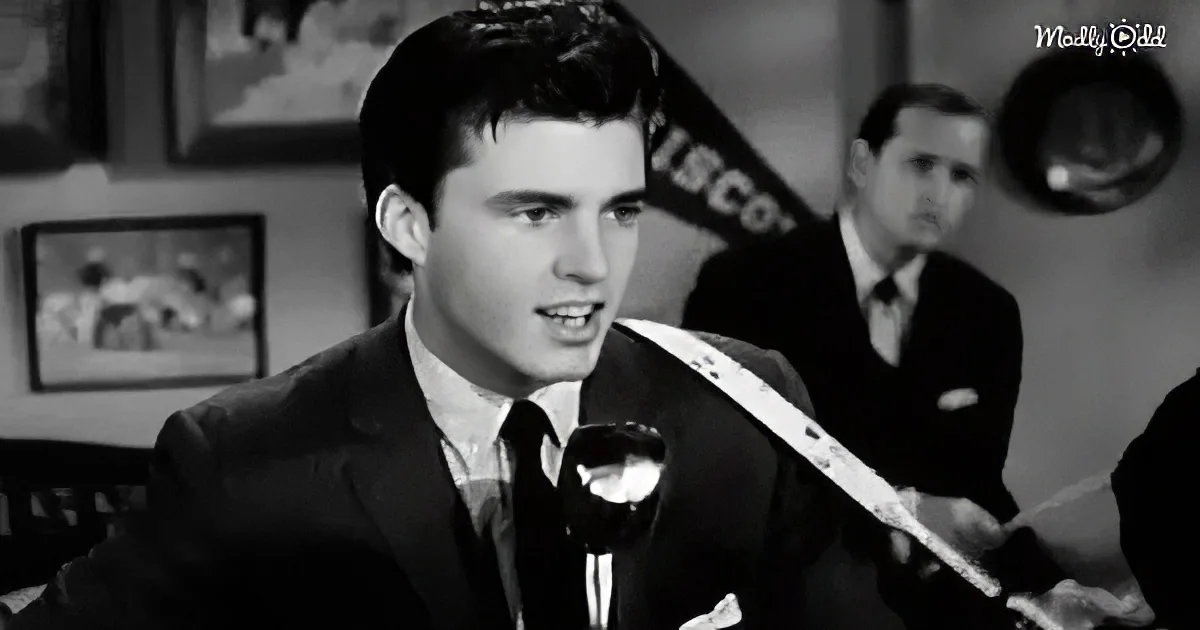 Teen Idol Ricky Nelson Performs ''Cindy'' for Adoring Fans
