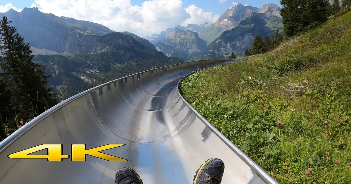 Roller Coasters Can't Compare to This Magnificent Switzerland Mountain Coaster