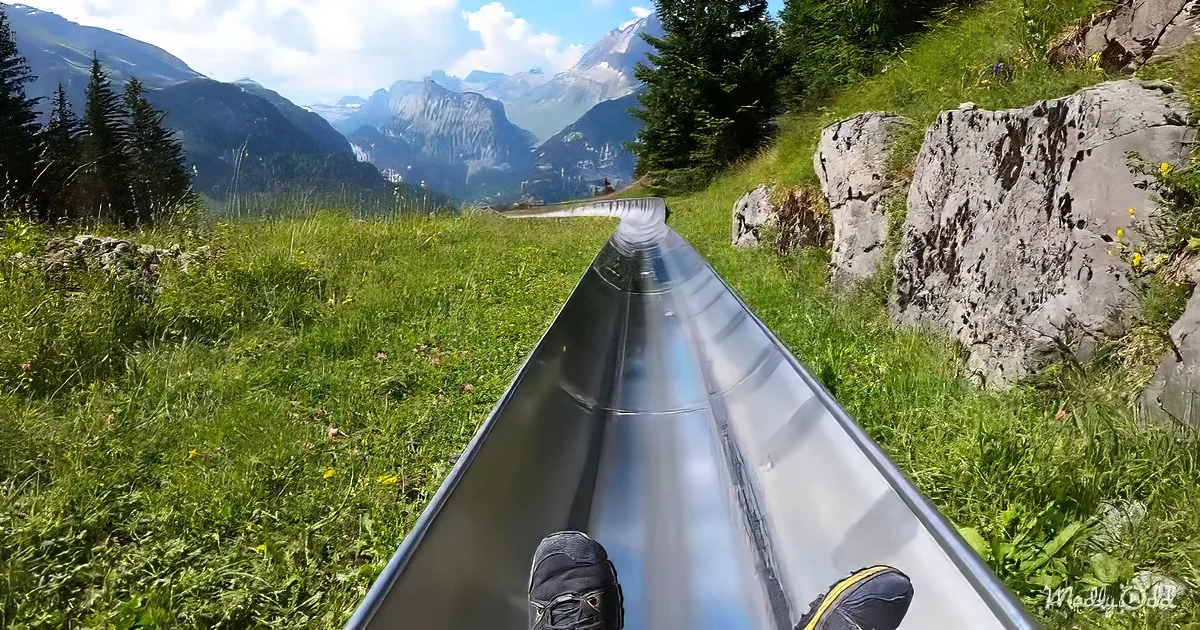 Switzerland mountain coaster