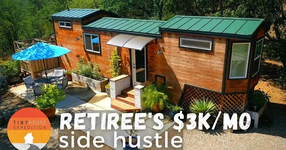 How Retiree's Tiny House Earns Her an Extra $3k a Month